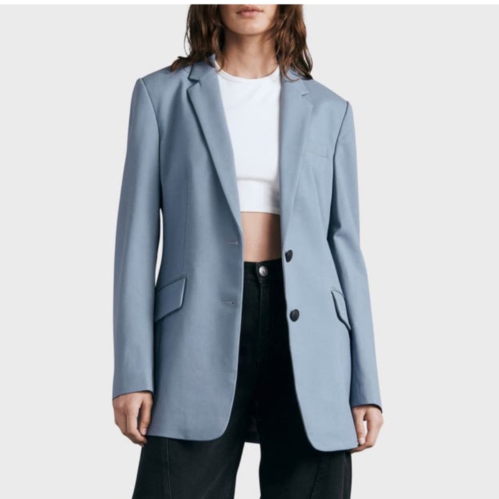 rag & bone Charles Wool Stretch Twill Blazer